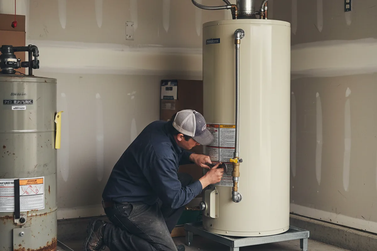 Water heater and shutoff valve replacement in Hawaiian Gardens